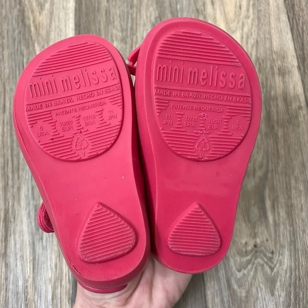 SALE 🛍️ MINI MELISSA Cat Mary Jane sandals Toddler size 5